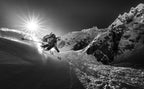 Snow splash over the edge Poster och Canvastavla