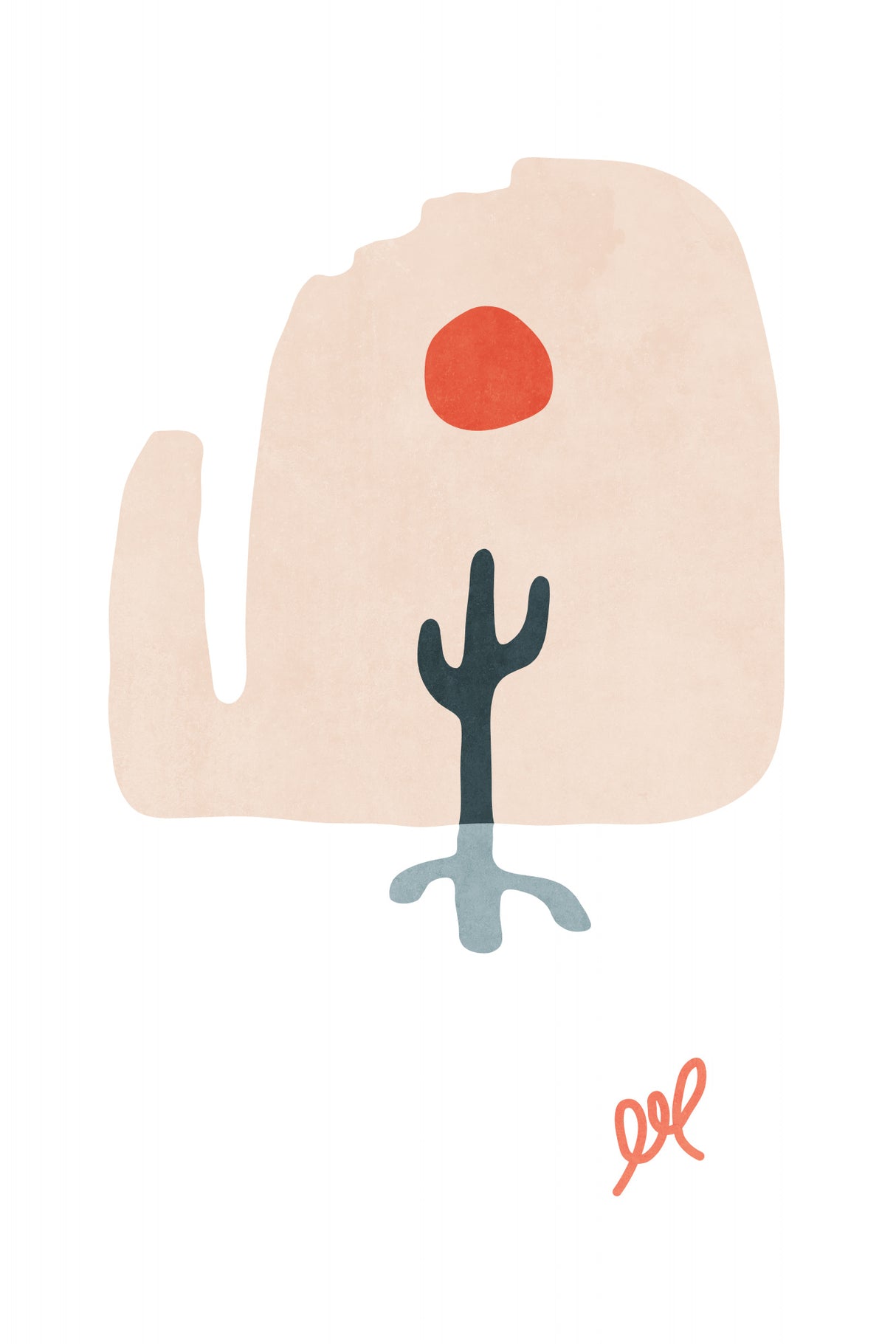 Landscape Shapes 31 Poster och Canvastavla