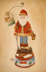Santa Is Coming Poster och Canvastavla