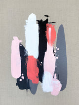 Pink Black and Grey 2 Poster och Canvastavla
