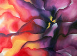 Nebula Flower Poster och Canvastavla