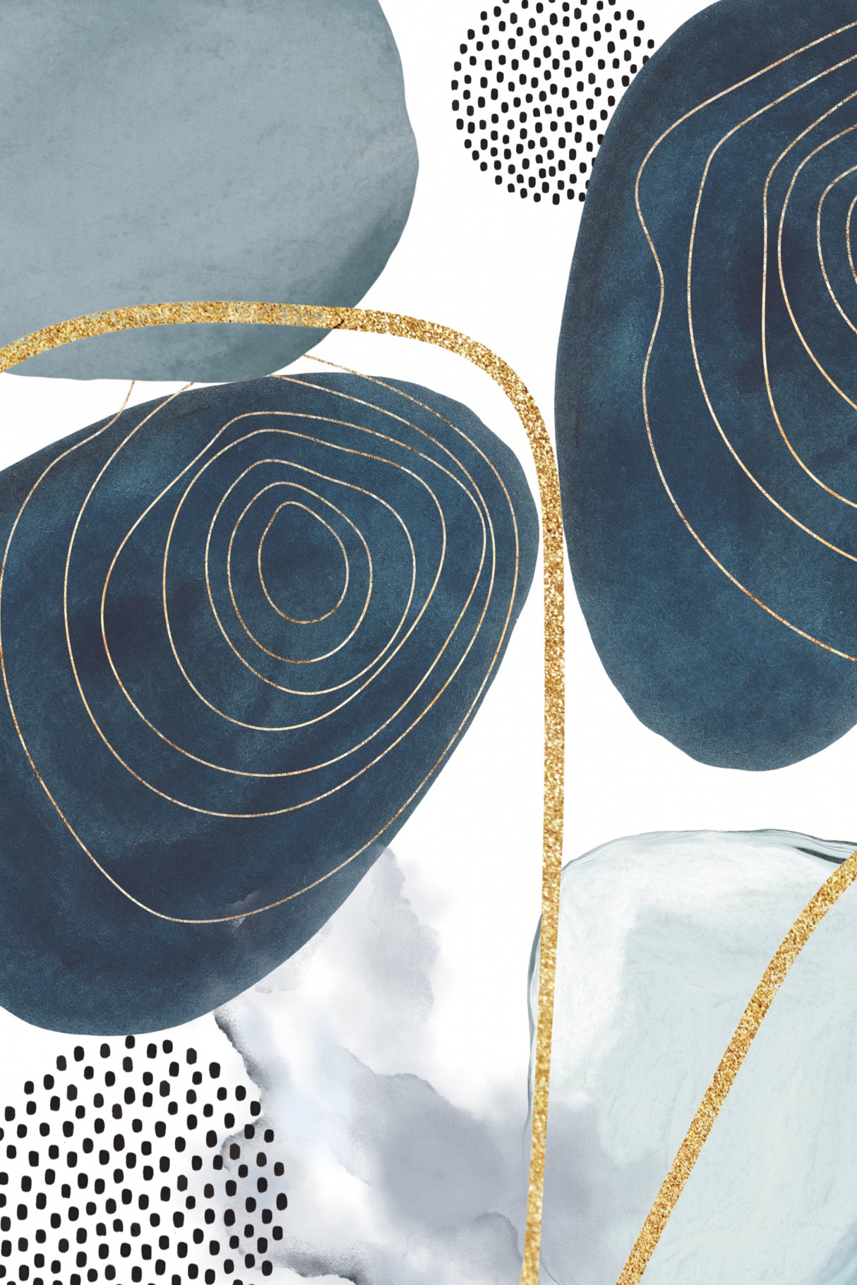 Shapley Blue-3 Poster och Canvastavla