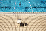 at the pool Poster och Canvastavla