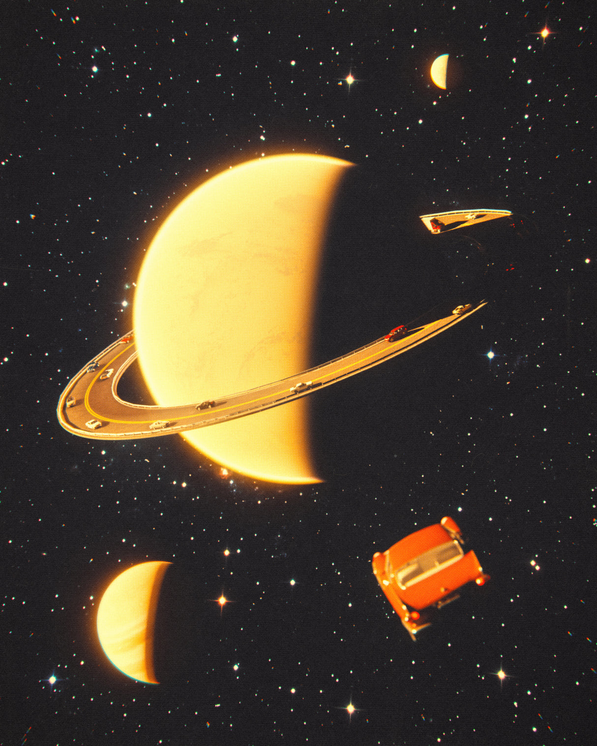 Rings of Saturn Poster och Canvastavla