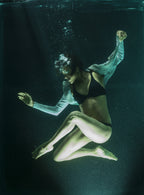 underwater artistic portrait shooting Poster och Canvastavla