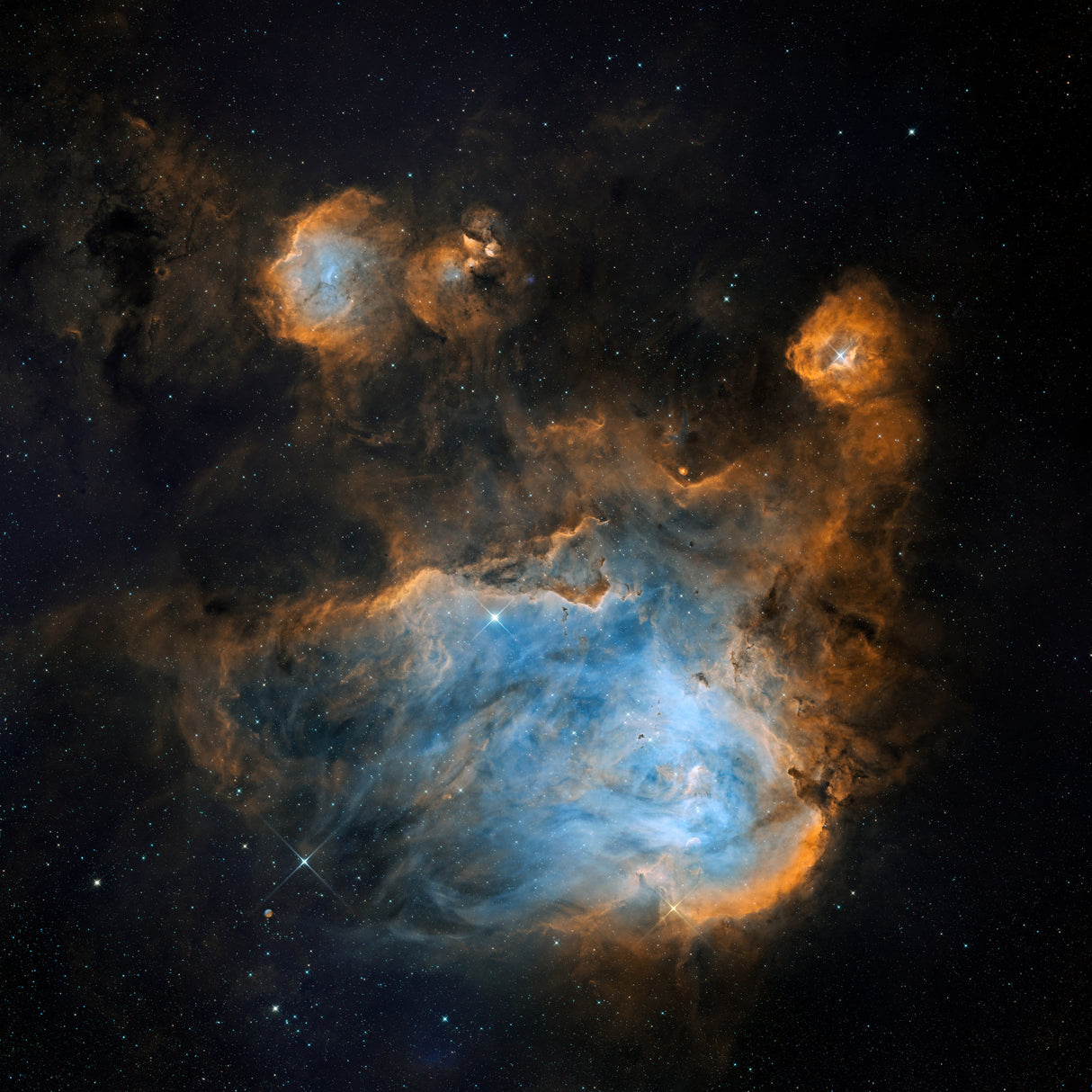 The Running Chicken Nebula Poster och Canvastavla
