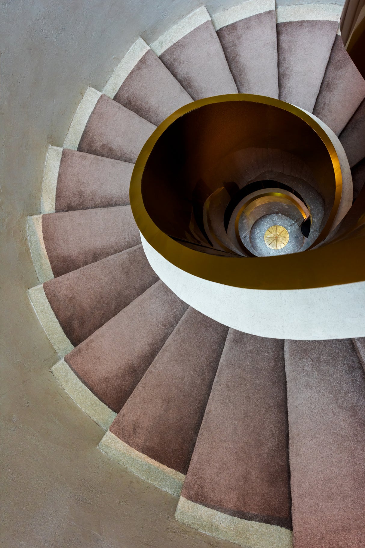Gold handrail Poster och Canvastavla