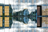 Reflection on modern building Poster och Canvastavla