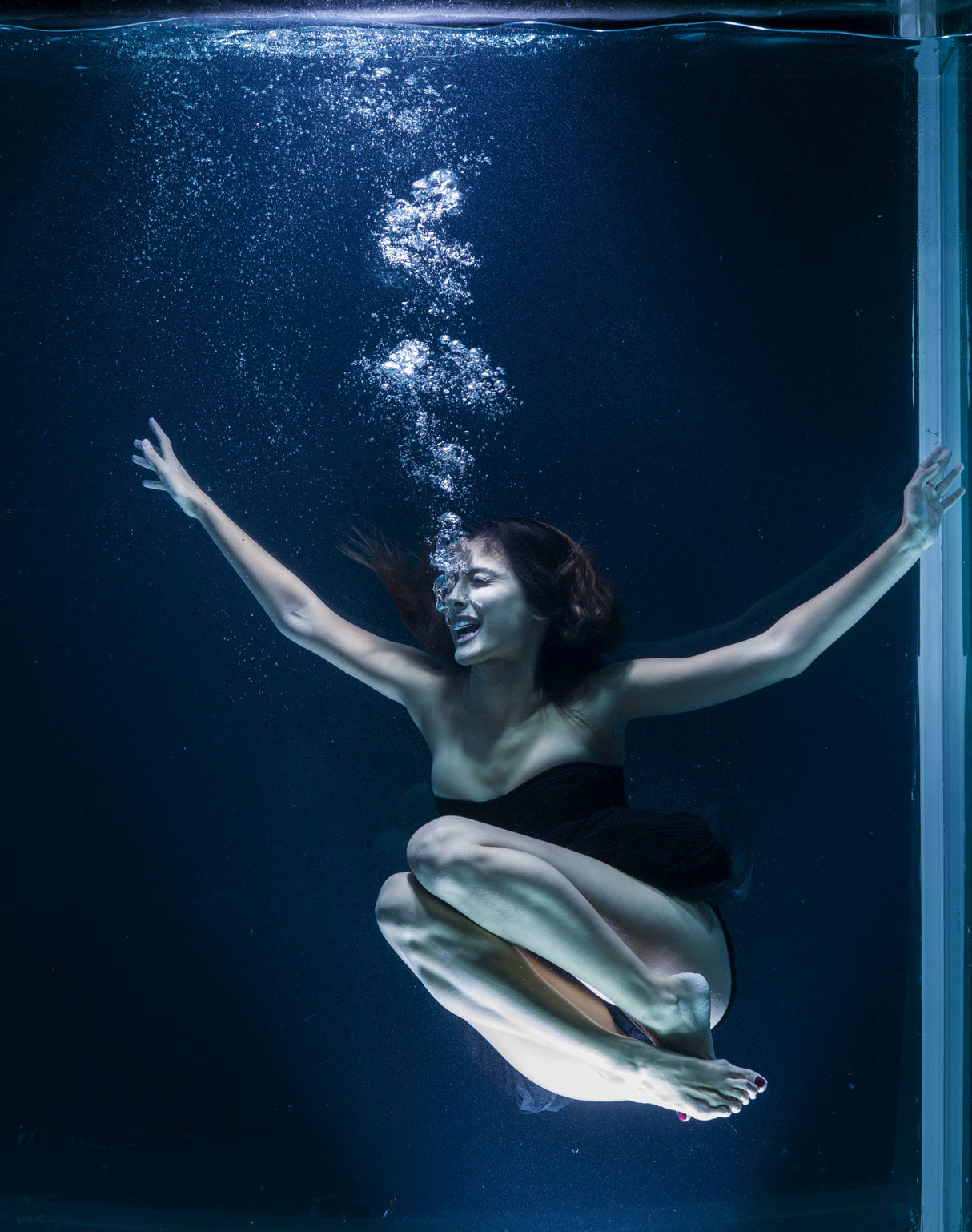 underwater artistic portrait shooting Poster och Canvastavla
