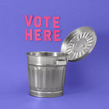 Vote Here Poster och Canvastavla