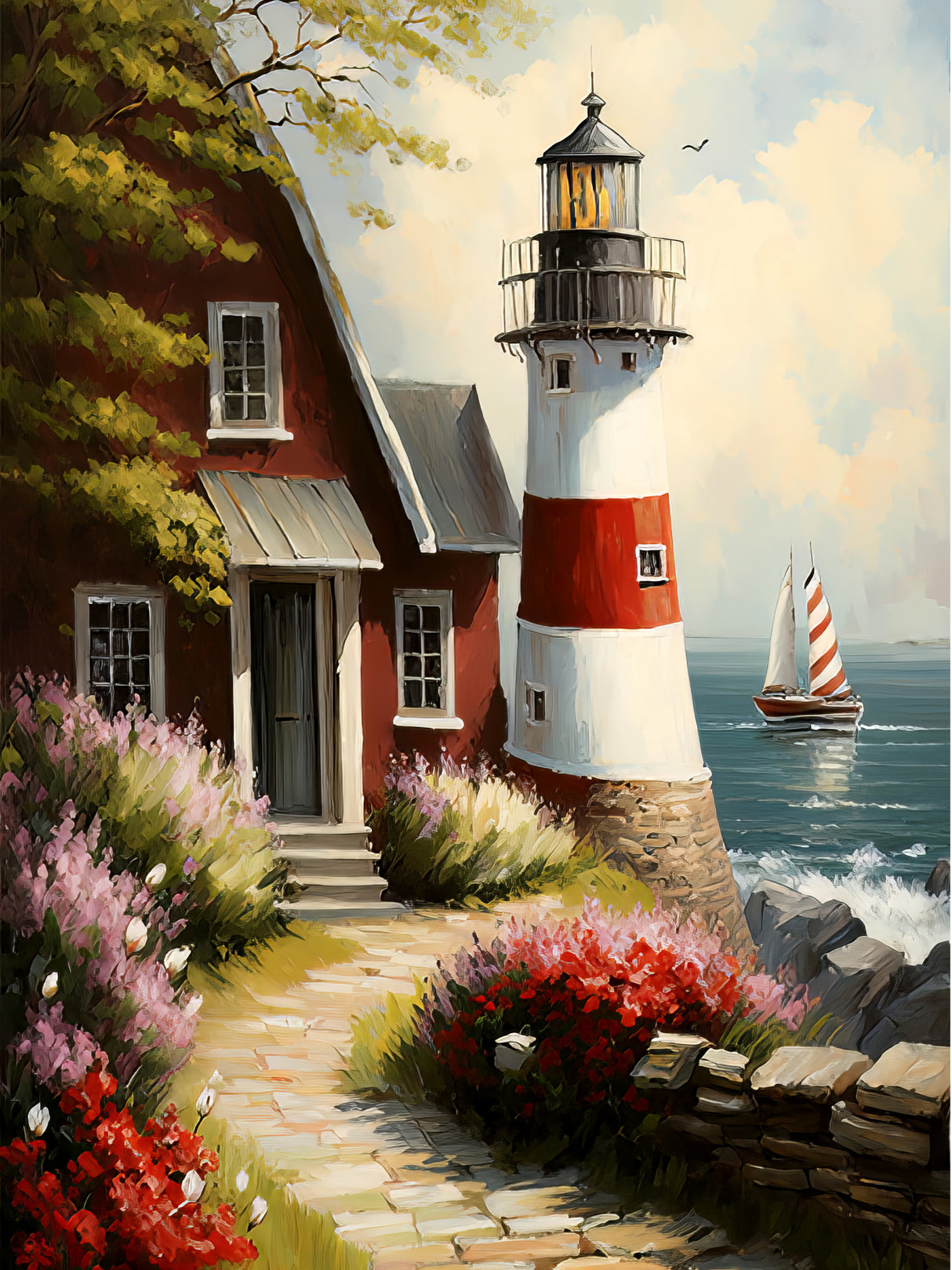 Sea and Light 2 Poster och Canvastavla