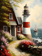 Sea and Light 2 Poster och Canvastavla