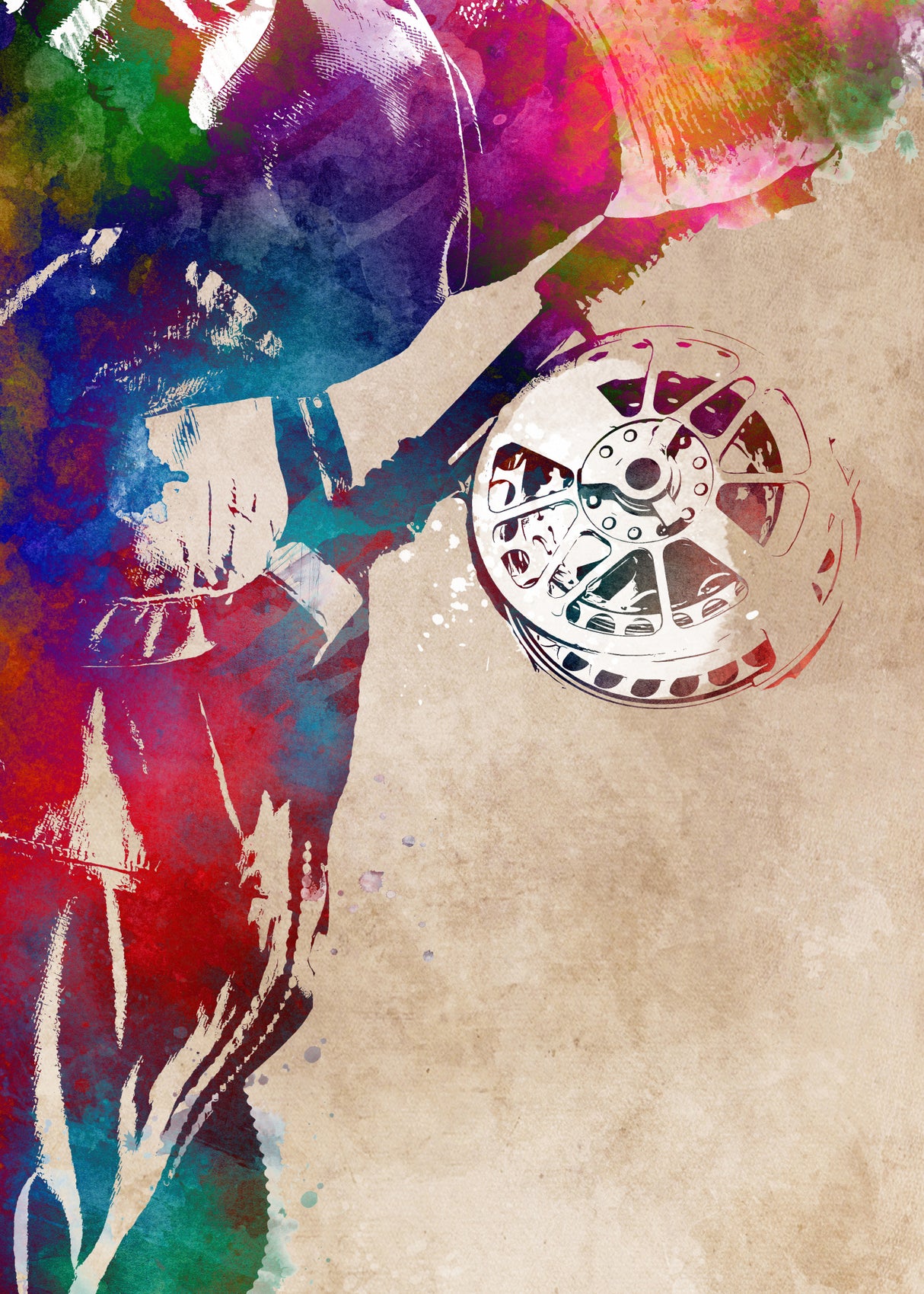 Fishing Sport Art 3 Poster och Canvastavla