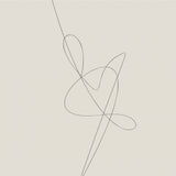 Beige Abstract Poster och Canvastavla