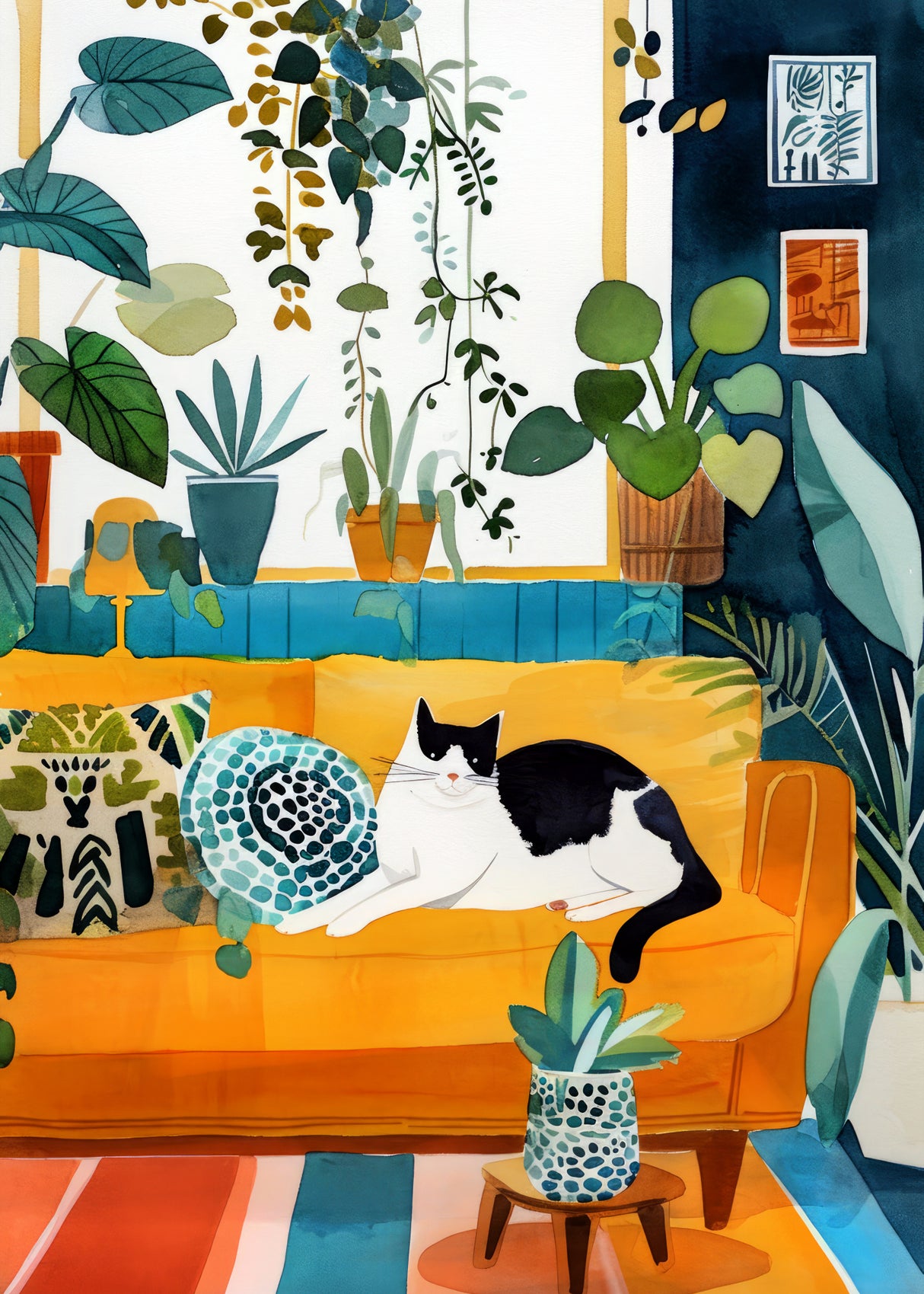 Cat's life 5 Poster och Canvastavla