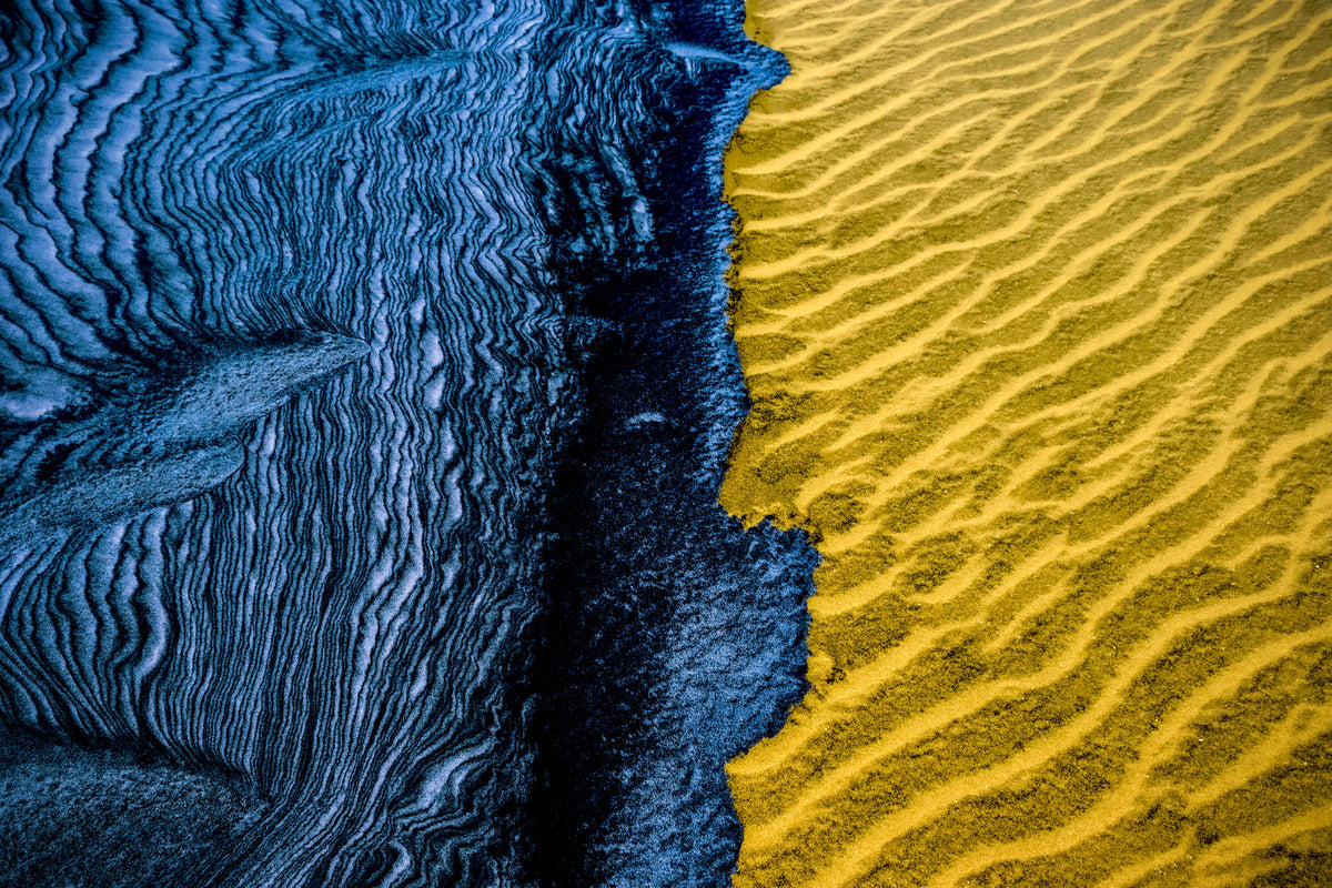 BLUE AND YELLOW Poster och Canvastavla