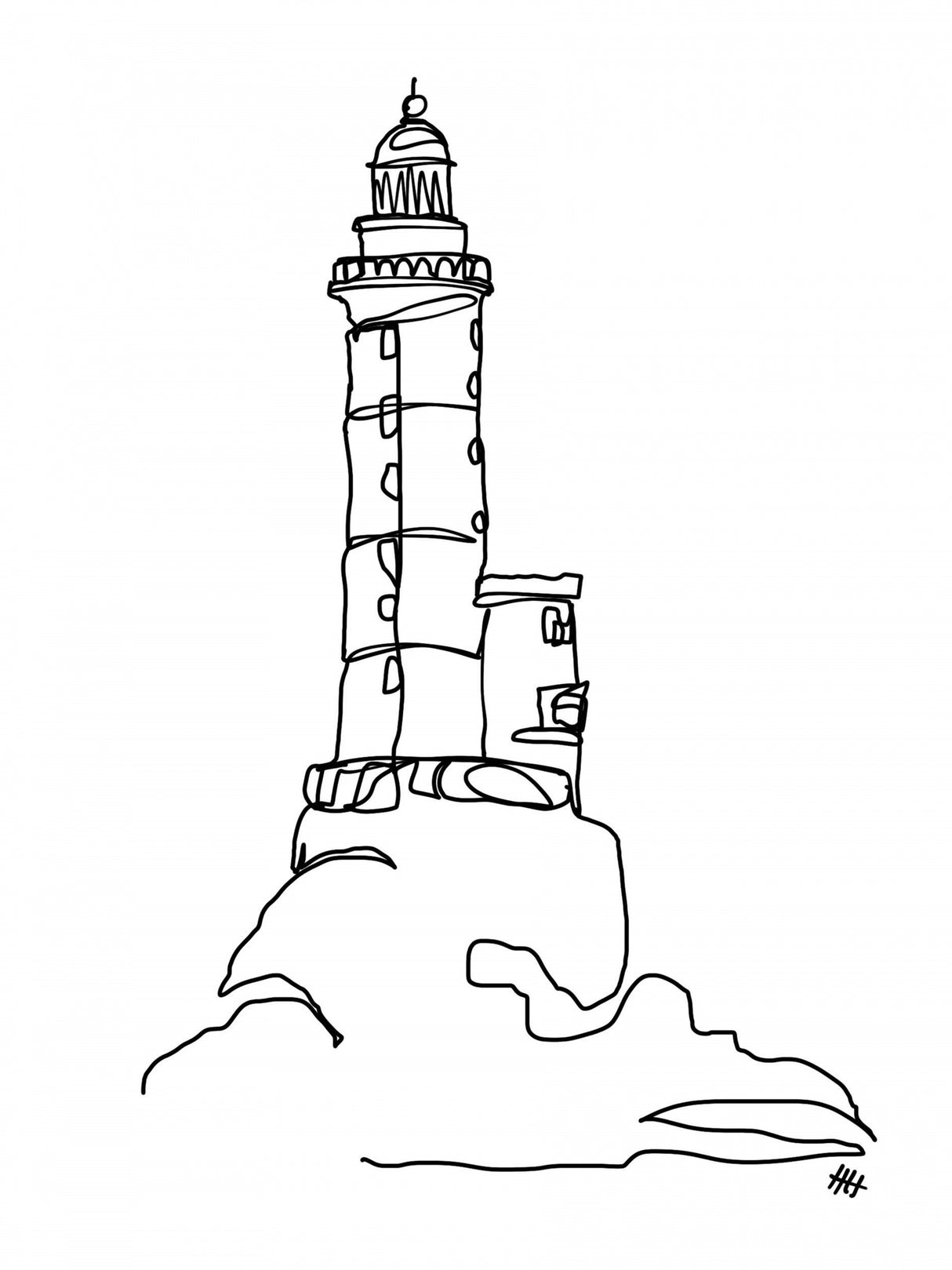 Lighthouse Poster och Canvastavla
