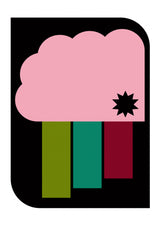 Every Cloud Black Poster och Canvastavla