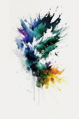 Colorful Splash Poster och Canvastavla