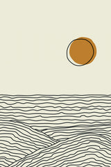 Boho Sunset Series #4 Poster och Canvastavla