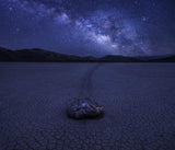 Milky Way Over The Racetrack Poster och Canvastavla