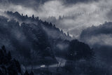 mountain road Poster och Canvastavla