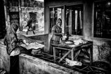 Making bread in Cox´s Bazar - Bangladesh Poster och Canvastavla