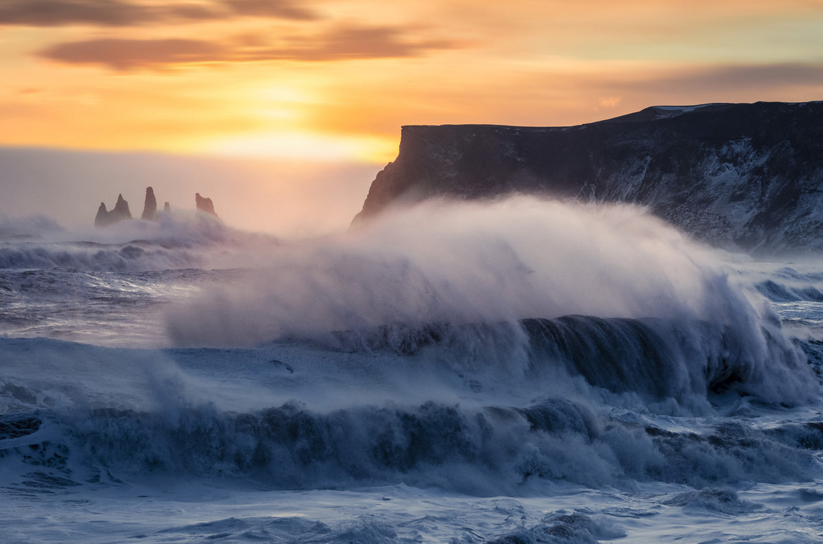 Beach sunset Poster och Canvastavla
