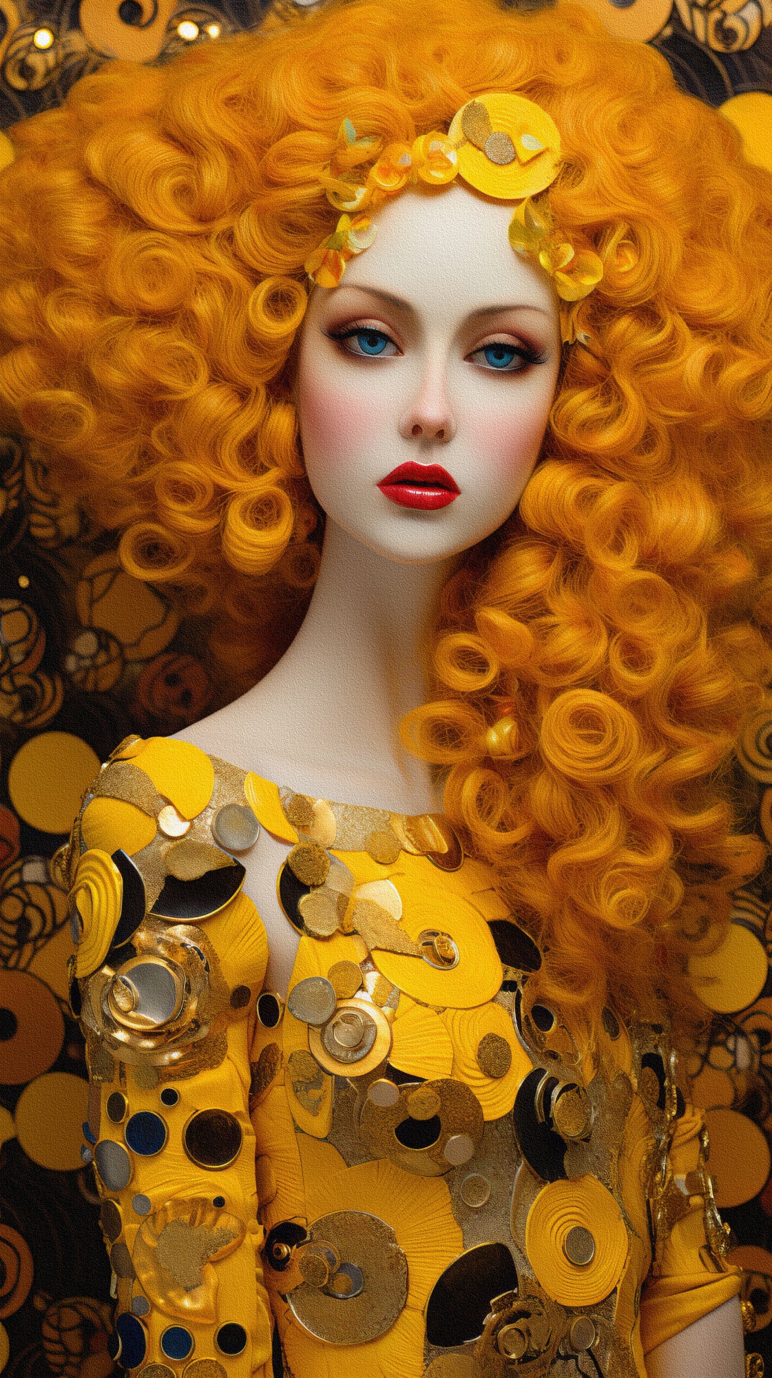 Barbie Von Gustav Klimt 5 Poster och Canvastavla