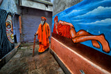 Sadhu on Street Poster och Canvastavla