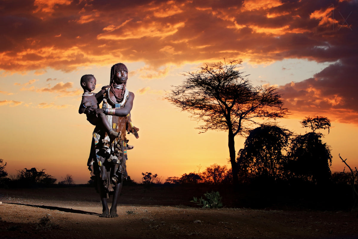 Mother and child Poster och Canvastavla