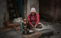 Wool weaving in joy Poster och Canvastavla