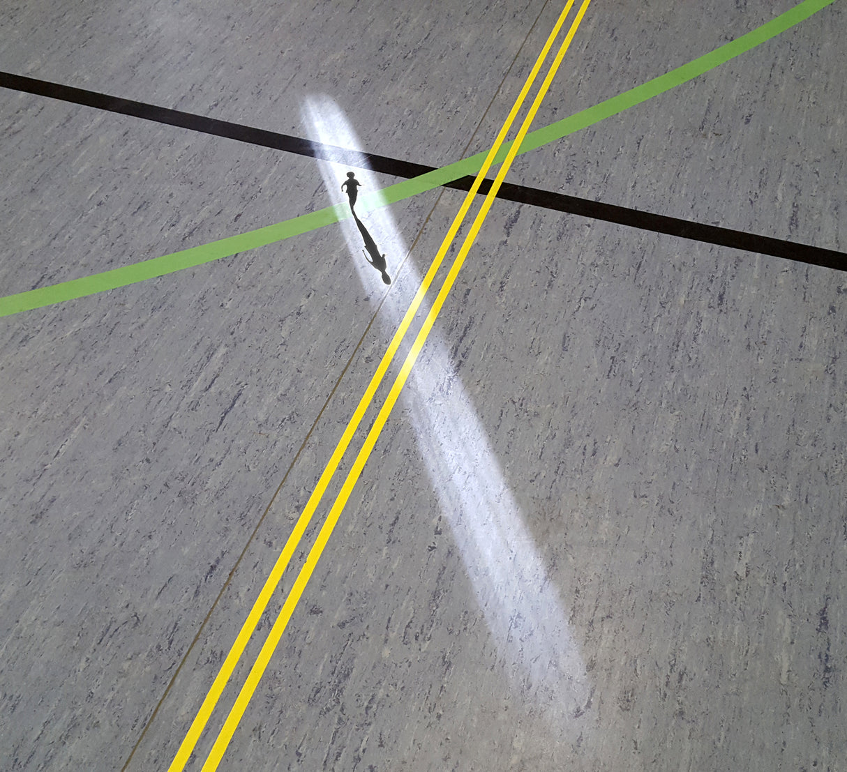 Walking the lightstream Poster och Canvastavla