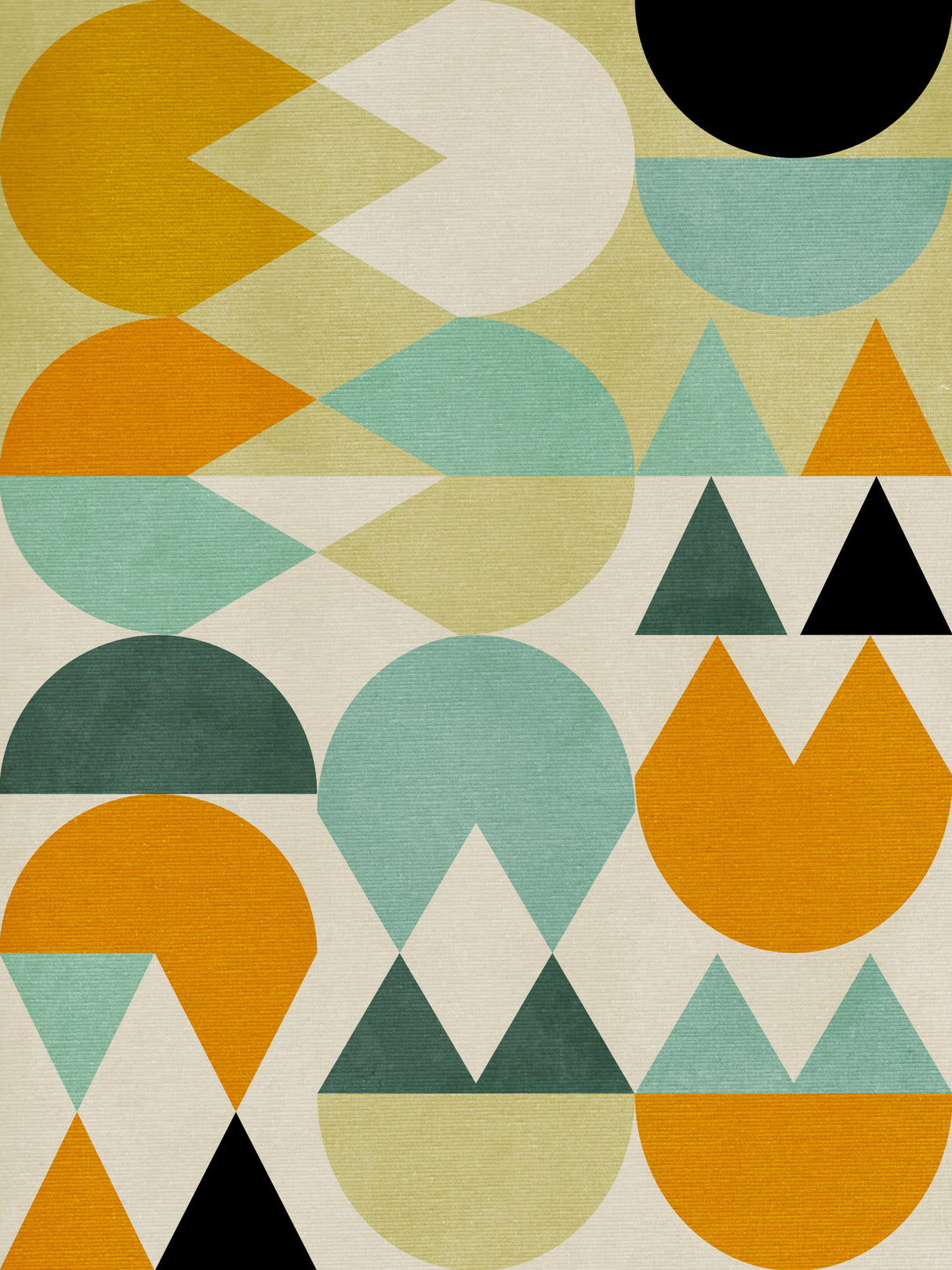 Rainbow Plus Shapes5 Poster och Canvastavla