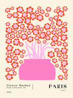 Flower Market. Paris Poster och Canvastavla