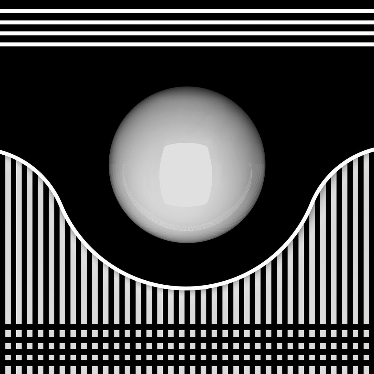 Ball, Curve and Line Poster och Canvastavla