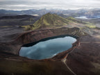 Blue lake Poster och Canvastavla