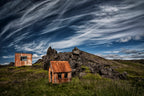 Small Huts Poster och Canvastavla