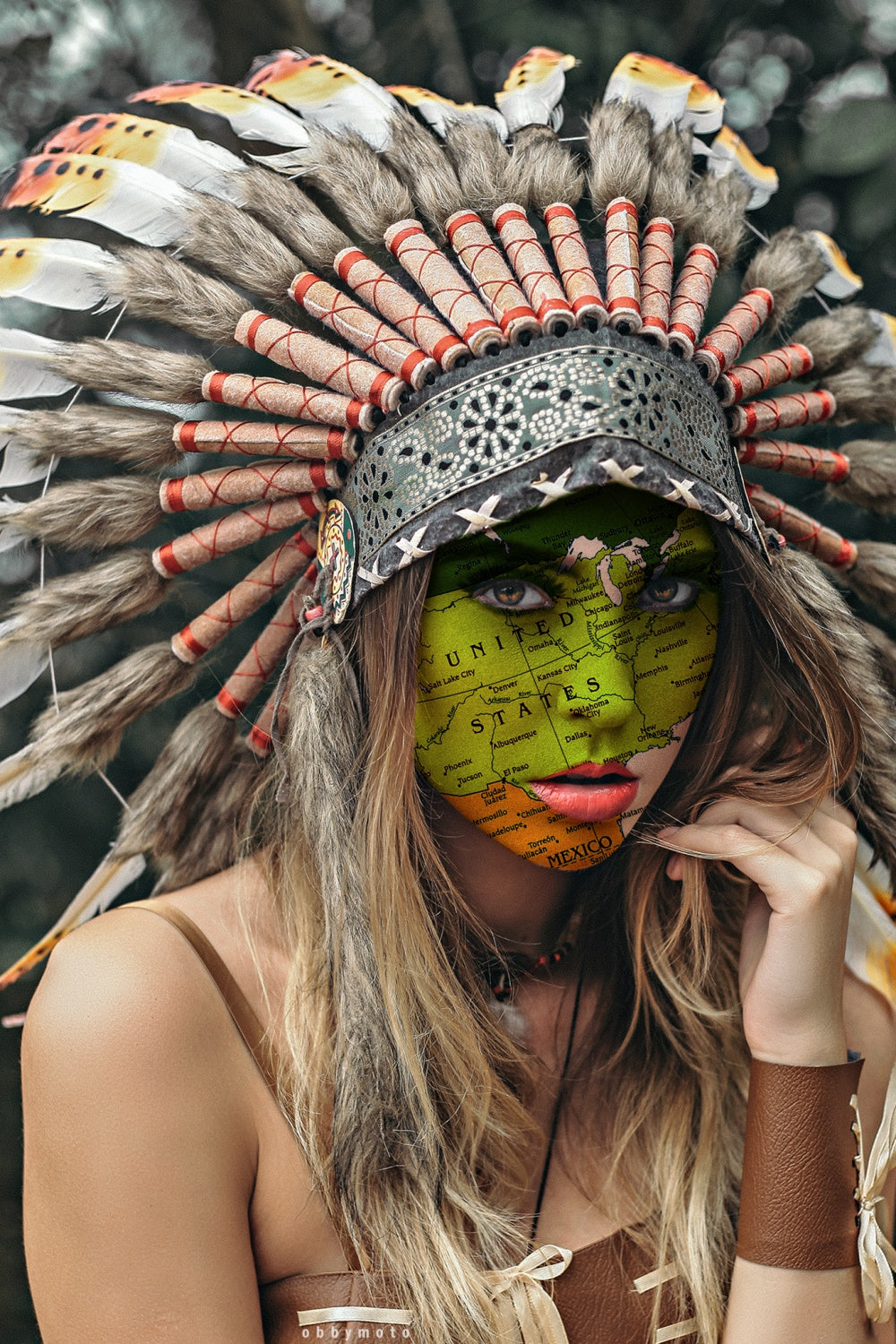 Indian Girls Poster och Canvastavla