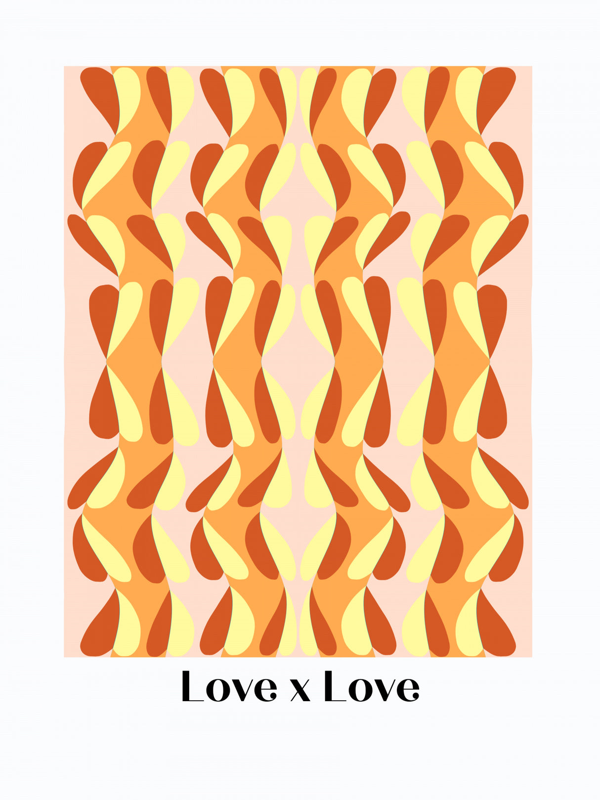 Love X Love Poster och Canvastavla