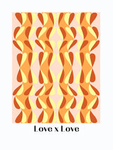 Love X Love Poster och Canvastavla