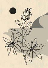 Abstract Flower 1 Poster och Canvastavla