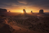 Monument Sunrise. Poster och Canvastavla