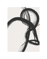 Abstract Brush No1 Poster och Canvastavla