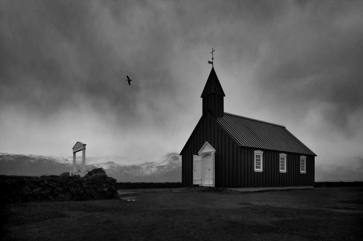 Black church Poster och Canvastavla