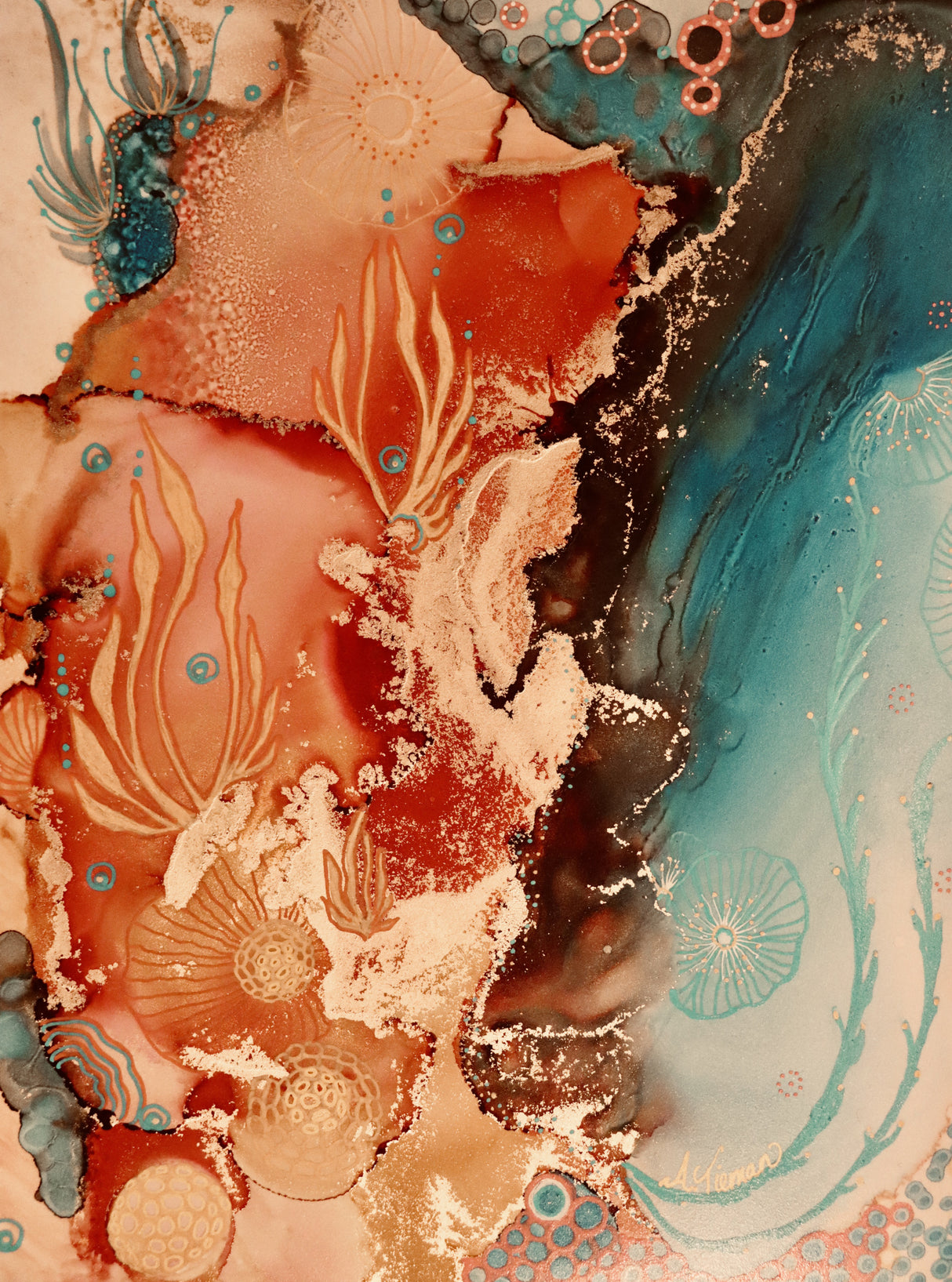 Glorious Reef Poster och Canvastavla