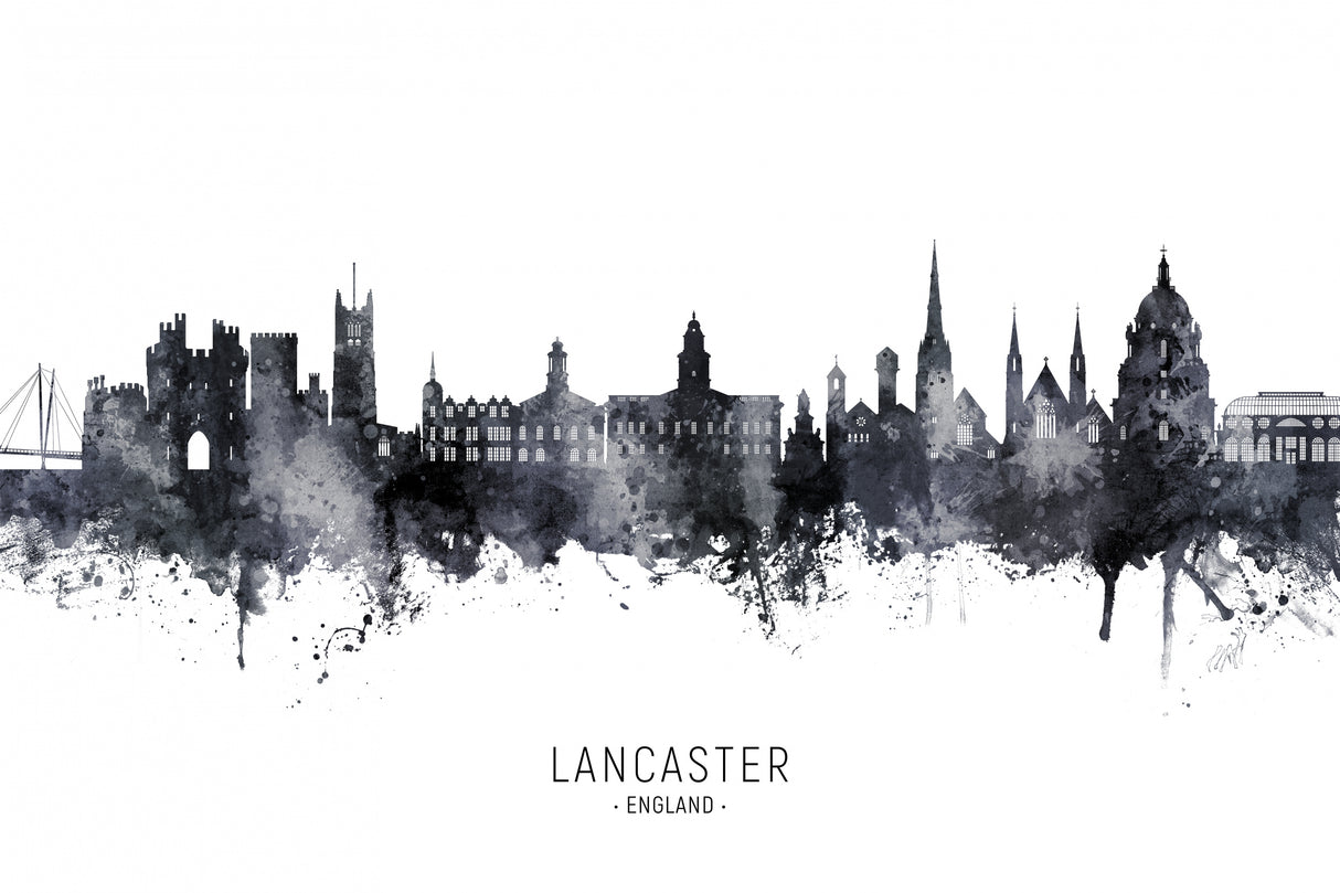 Lancaster England Skyline Poster och Canvastavla