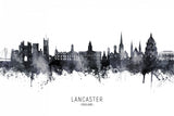 Lancaster England Skyline Poster och Canvastavla