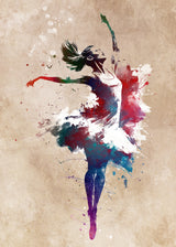 Ballet Dancer 1 Poster och Canvastavla