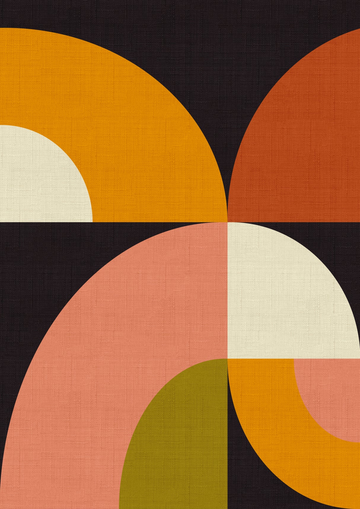 Geo Shapes Fall 21 Geo Poster och Canvastavla
